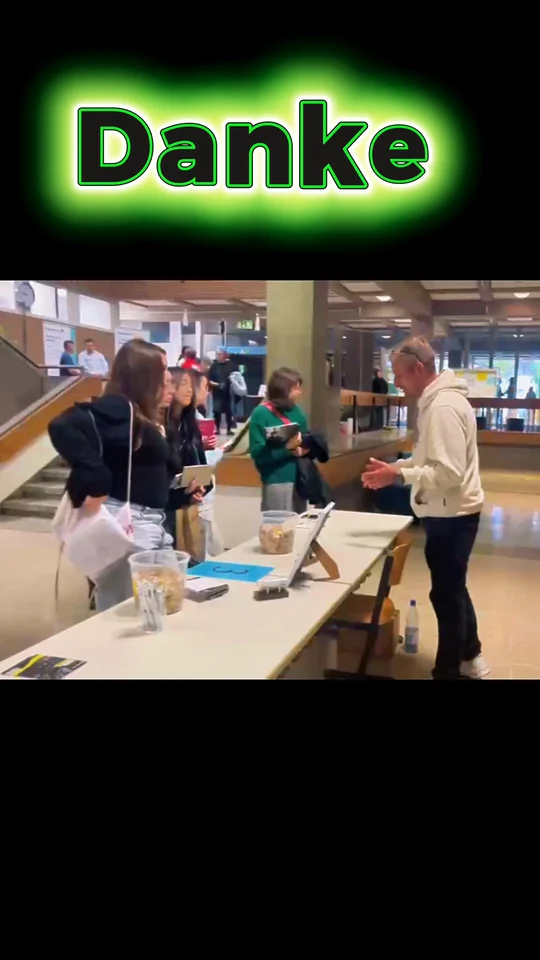 Originalposter zum Kurzfilm ARCUM bei der Berufsmesse in Nürtingen.